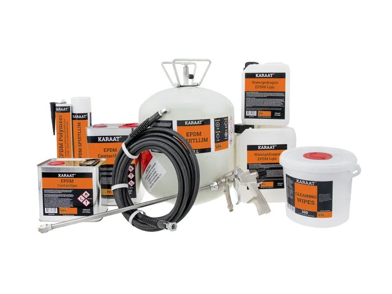 Karaat EPDM Producten oranje VisscherHolland Bouw