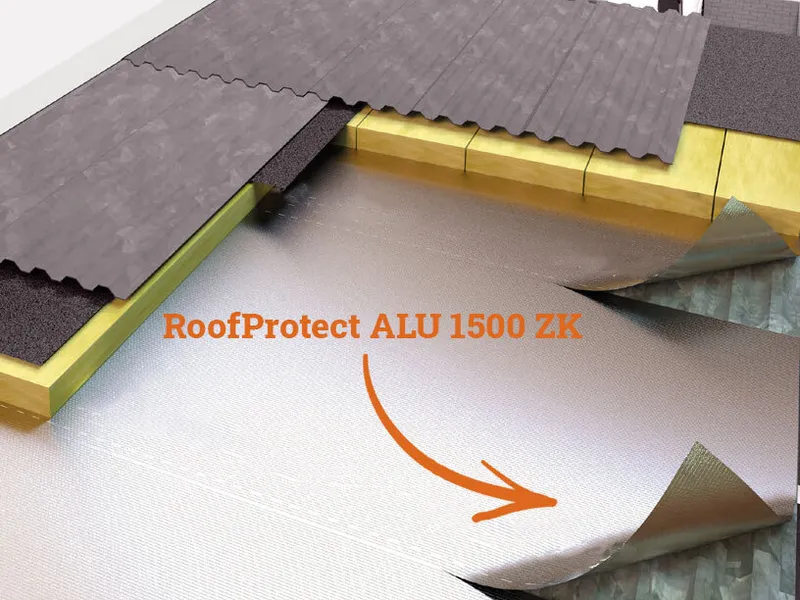 Roof Protect ALU 1500 ZK toepassing VisscherHolland Bouw