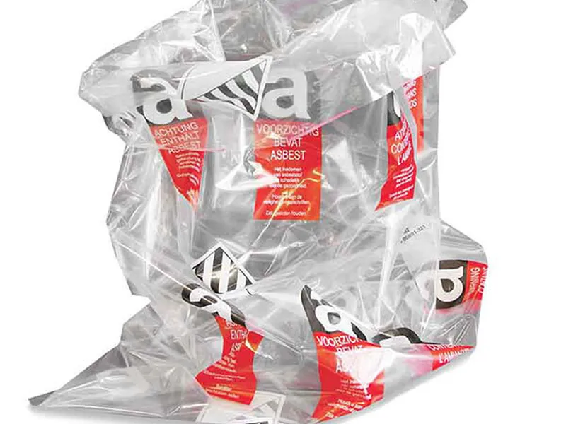 Asbestzakken product VisscherHolland Bouw