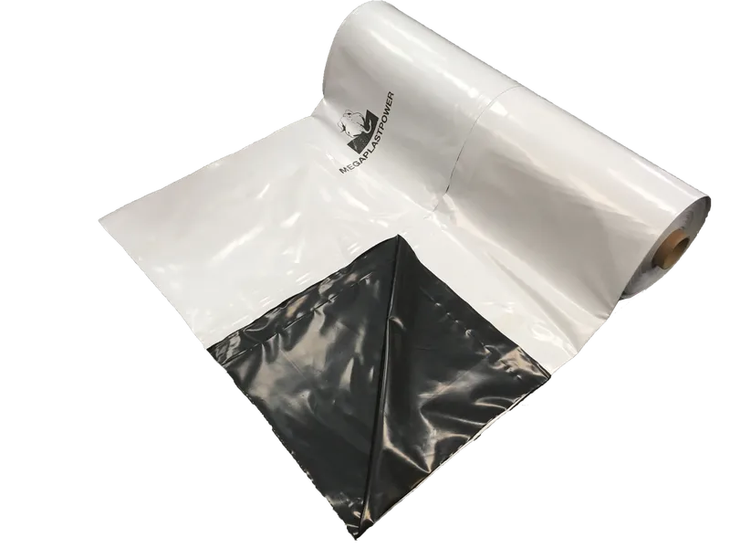 MegaPlastPower Zwart-Wit Landbouwfolie VisscherHolland