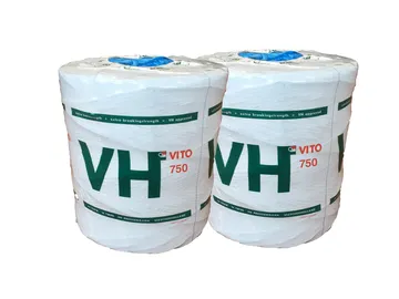 VITO 750 - Kunstvezel Perstouw - Blauw - Double - VisscherHolland