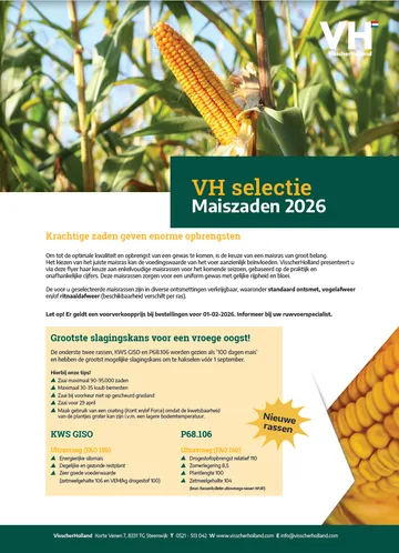 Maiszaden Flyer Front - 2026 - VisscherHolland