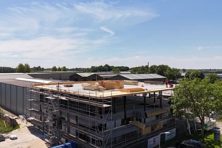 Luchtfoto nieuwbouw - VisscherHollandBouw